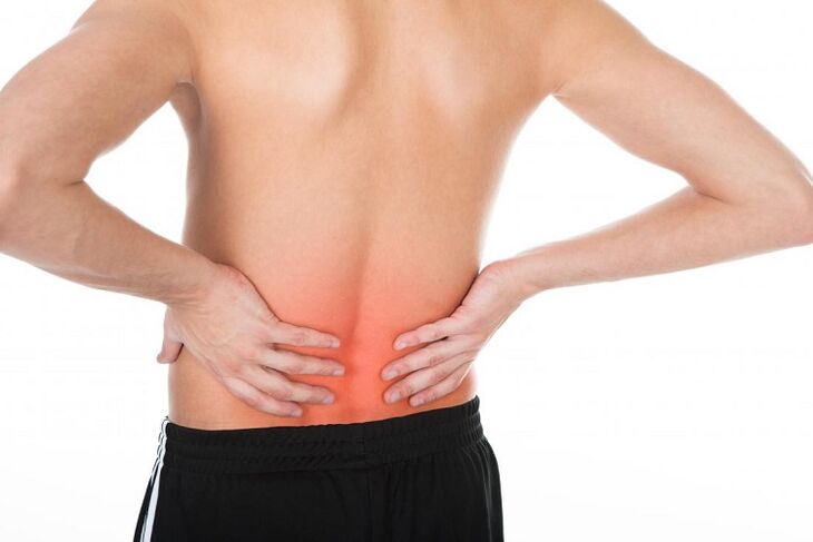 dolore nella parte bassa della schiena con osteocondrosi