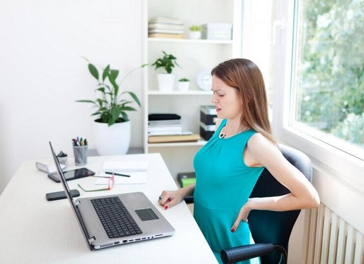 lavoro sedentario come causa dello sviluppo dell'osteocondrosi